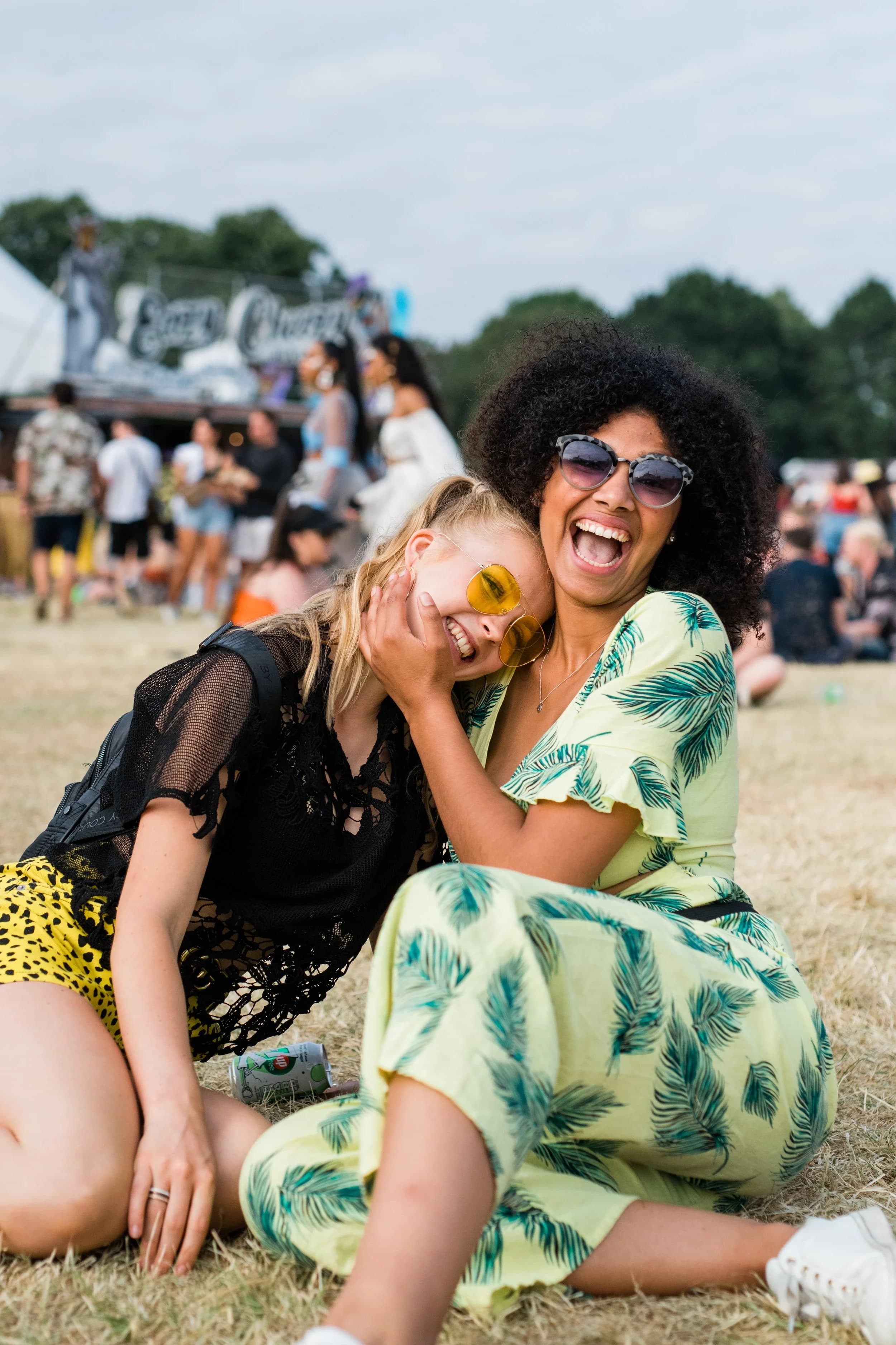 Festival crowd at Lovebox, 2019 — photographed by Aline Aronsky