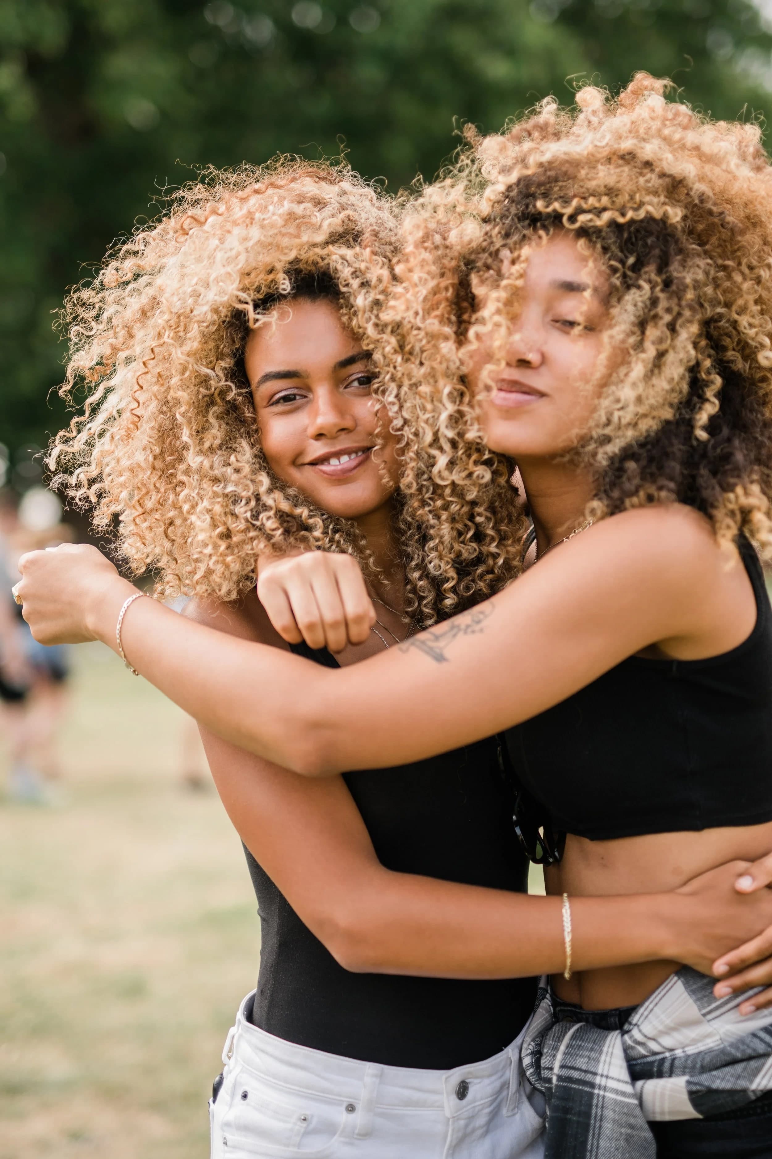 Festival crowd at Lovebox, 2019 — photographed by Aline Aronsky