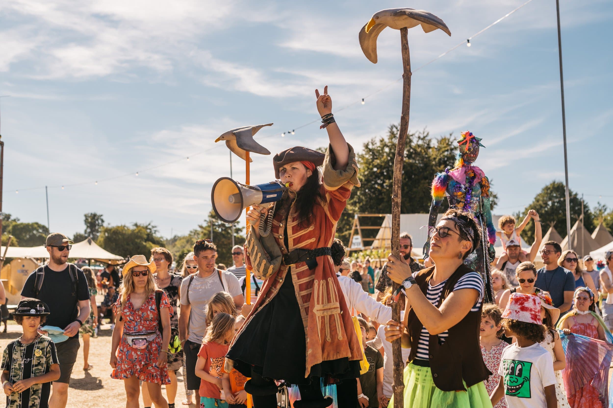 Festival crowd at Wilderness, 2022 — photographed by Aline Aronsky